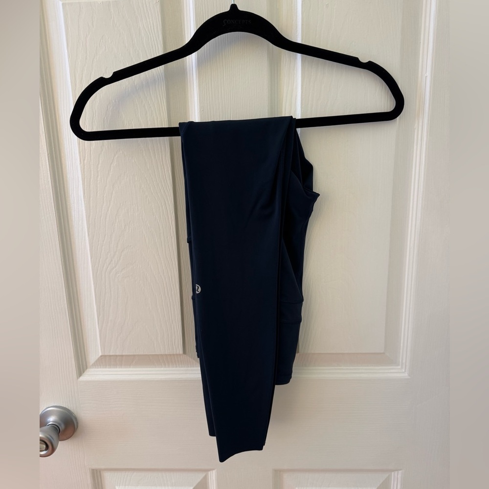 Lululemon Fast and Free Navy Leggings